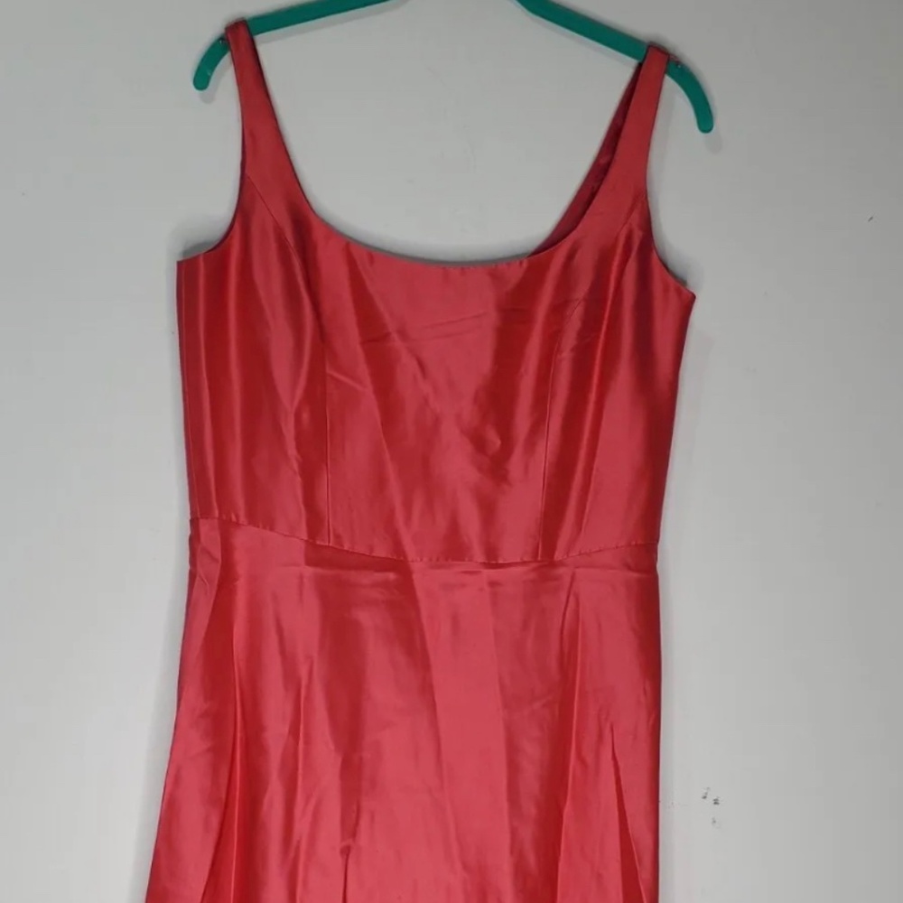 NEW Ann Taylor Size 10 100% Silk Sheath Dress Formal Pink Classic Career